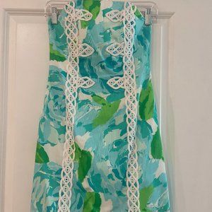 Lilly Pulitzer Fitted Strapless Mini Dress